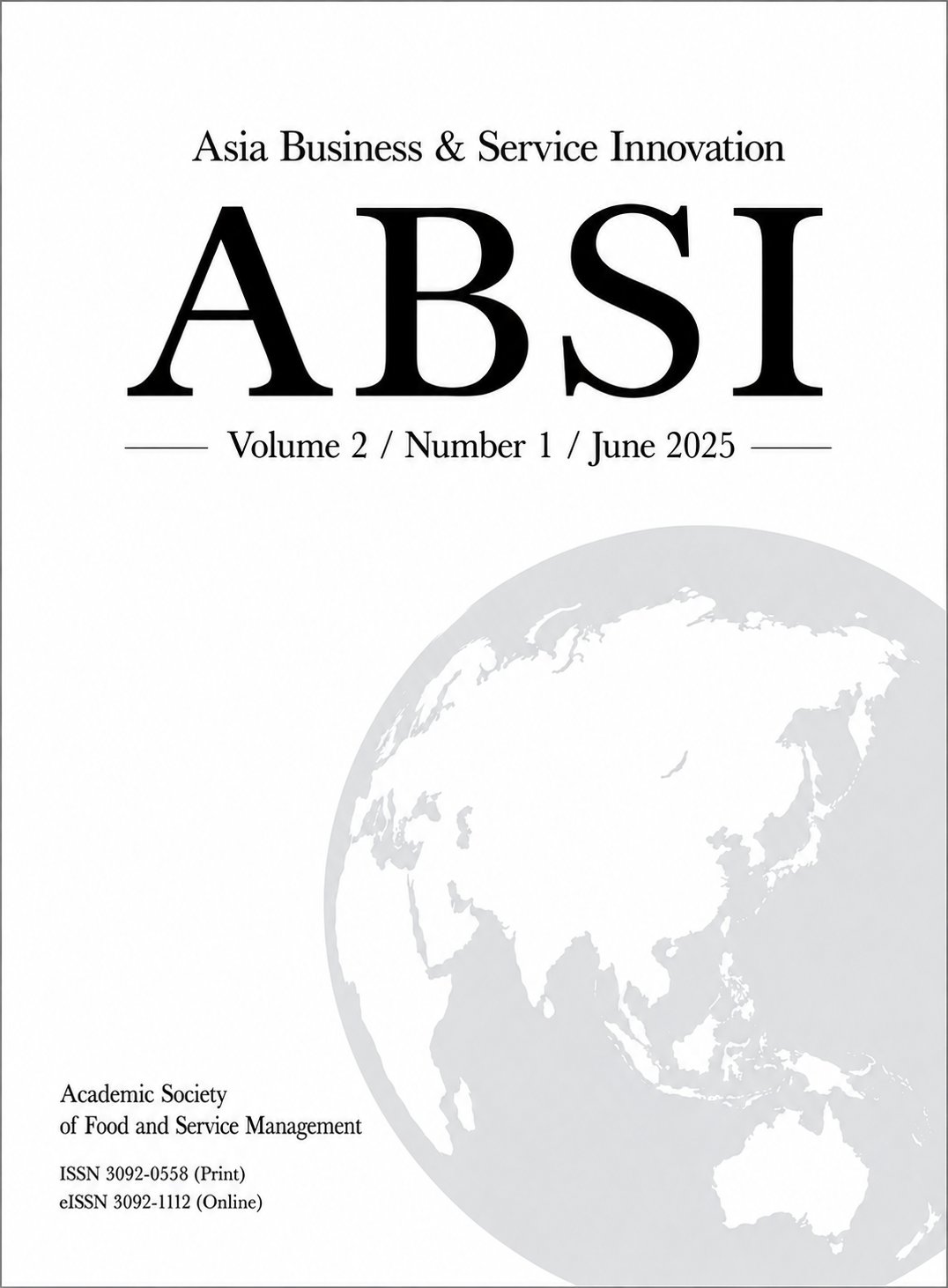 ABSI Volume 2, Issue 1